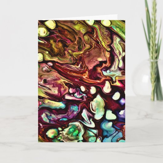 Abstrakte Farbstudie 234, Karte (Vorderseite)