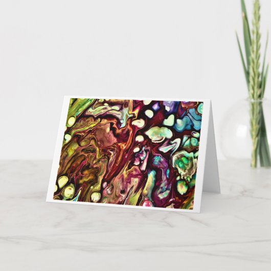 Abstrakte Farbstudie 234, Karte (Vorderseite)