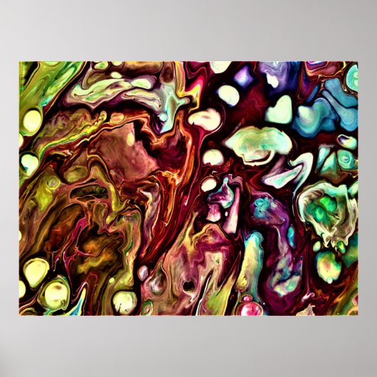 Abstrakte Farbstudie 234, Poster (Vorne)