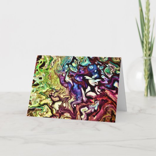 Abstrakte Farbstudie 235, Karte (Vorderseite)