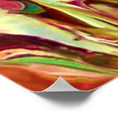 Abstrakte Farbstudie 236, Poster (Ecke)