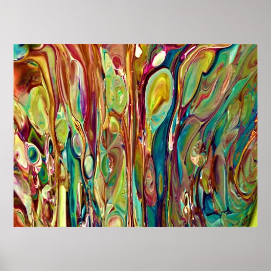 Abstrakte Farbstudie 236, Poster (Vorne)