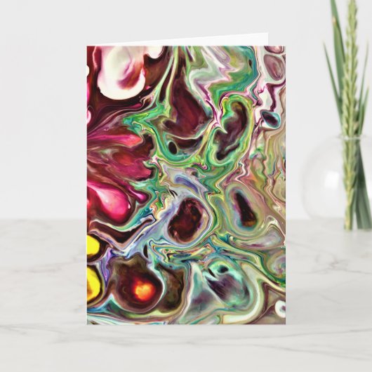 Abstrakte Farbstudie 237, Karte (Vorderseite)