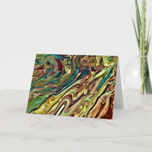 Abstrakte Farbstudie 238, Karte (Vorderseite)