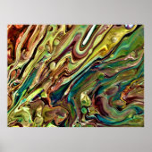 Abstrakte Farbstudie 238, Poster (Vorne)