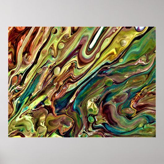 Abstrakte Farbstudie 238, Poster (Vorne)