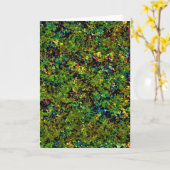 Abstrakte Farbstudie 23, Karte (Gelbe Blume)