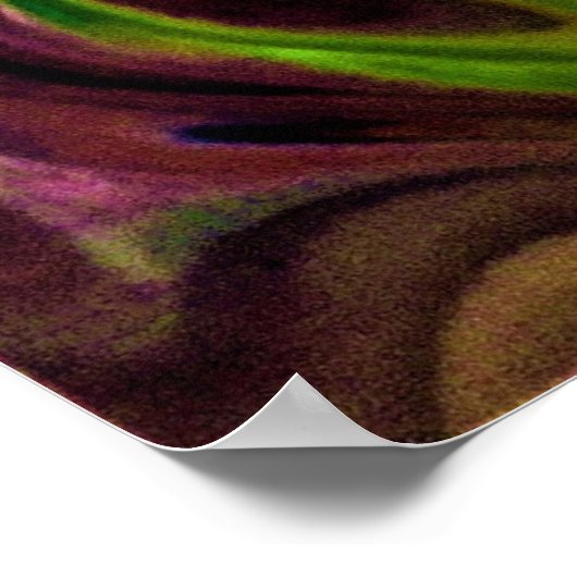 Abstrakte Farbstudie 241, Poster (Ecke)