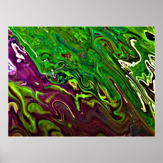 Abstrakte Farbstudie 241, Poster (Vorne)