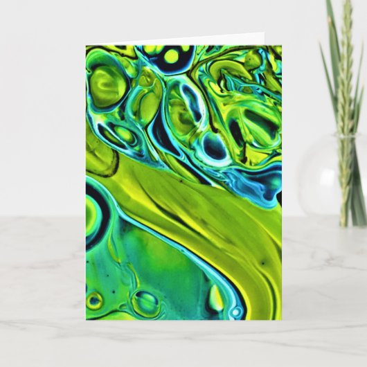 Abstrakte Farbstudie 244, Karte (Vorderseite)