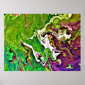 Abstrakte Farbstudie 245, Poster (Vorne)