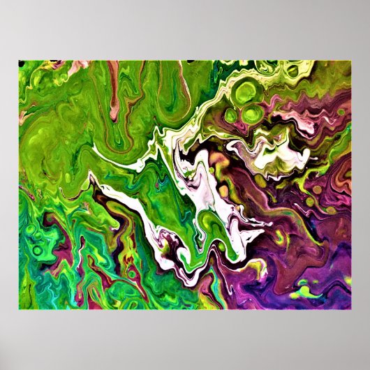 Abstrakte Farbstudie 245, Poster (Vorne)