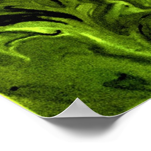 Abstrakte Farbstudie 246, Poster (Ecke)