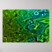 Abstrakte Farbstudie 246, Poster (Vorne)