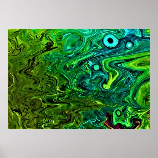 Abstrakte Farbstudie 246, Poster (Vorne)