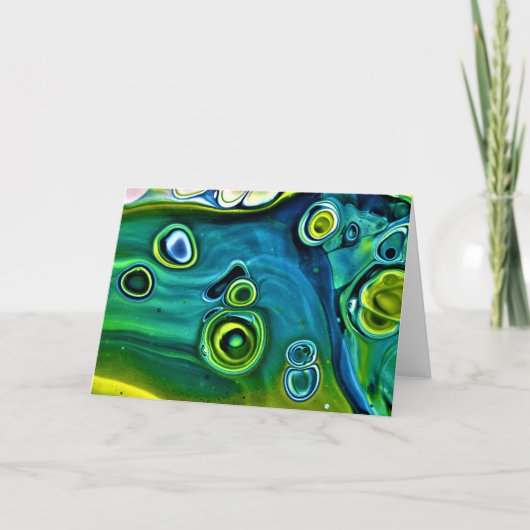 Abstrakte Farbstudie 248, Karte (Vorderseite)