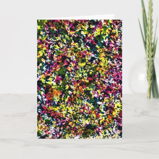 Abstrakte Farbstudie 24, Karte (Vorderseite)