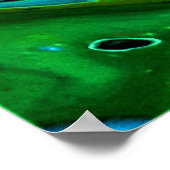 Abstrakte Farbstudie 251, Poster (Ecke)