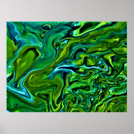 Abstrakte Farbstudie 251, Poster