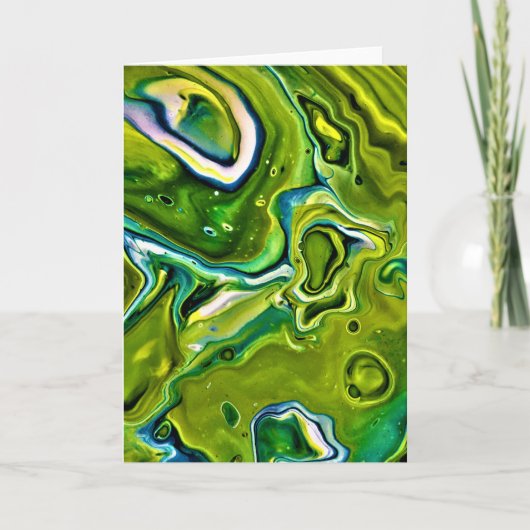 Abstrakte Farbstudie 253, Karte (Vorderseite)