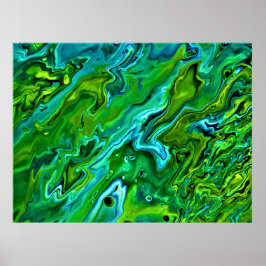 Abstrakte Farbstudie 255, Poster