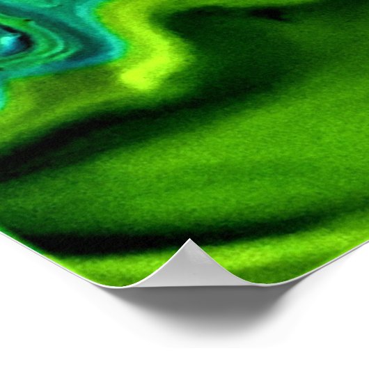 Abstrakte Farbstudie 256, Poster (Ecke)