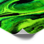 Abstrakte Farbstudie 257, Poster (Ecke)