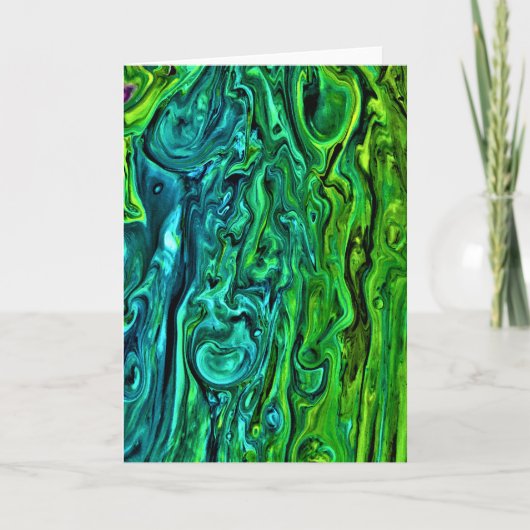 Abstrakte Farbstudie 258, Karte (Vorderseite)