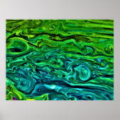 Abstrakte Farbstudie 258, Poster (Vorne)