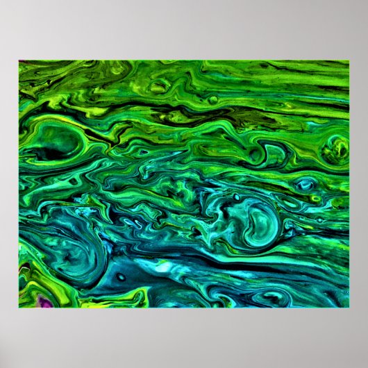 Abstrakte Farbstudie 258, Poster (Vorne)