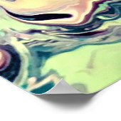 Abstrakte Farbstudie 260, Poster (Ecke)