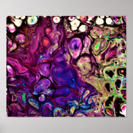 Abstrakte Farbstudie 261, Poster