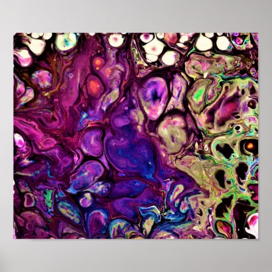 Abstrakte Farbstudie 261, Poster (Vorne)