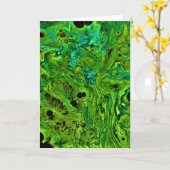 Abstrakte Farbstudie 262, Karte (Gelbe Blume)