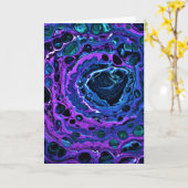 Abstrakte Farbstudie 263, Karte (Gelbe Blume)