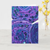 Abstrakte Farbstudie 264, Karte (Gelbe Blume)