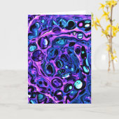 Abstrakte Farbstudie 265, Karte (Gelbe Blume)