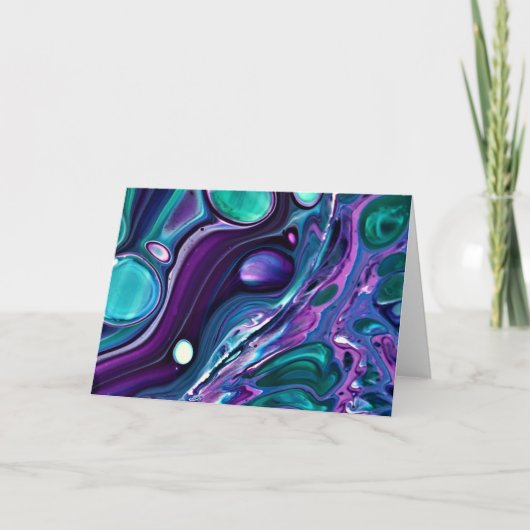 Abstrakte Farbstudie 268, Karte (Vorderseite)