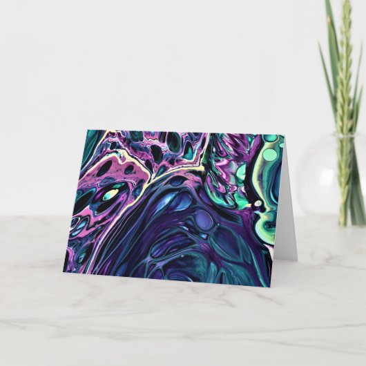 Abstrakte Farbstudie 271, Karte (Vorderseite)