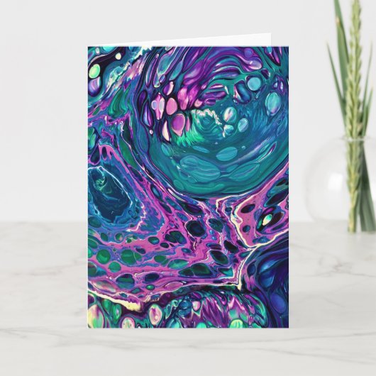 Abstrakte Farbstudie 272, Karte (Vorderseite)