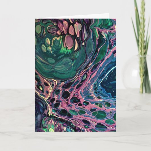 Abstrakte Farbstudie 275, Karte (Vorderseite)