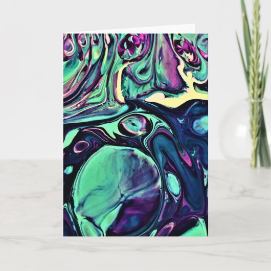 Abstrakte Farbstudie 279, Karte (Vorderseite)