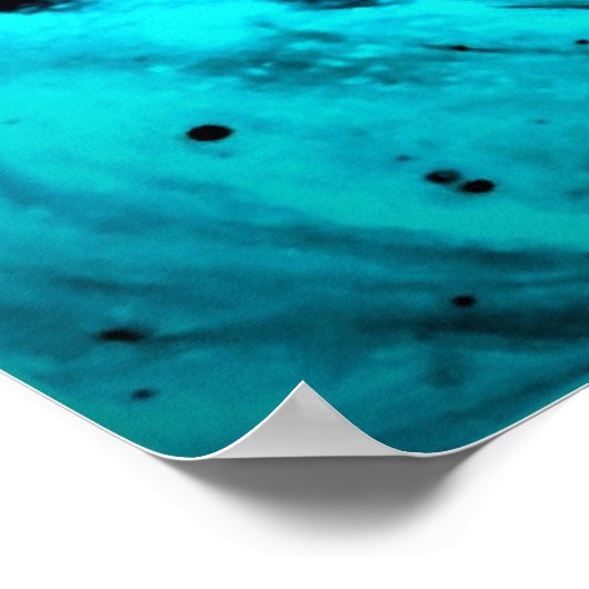 Abstrakte Farbstudie 27, Poster (Ecke)