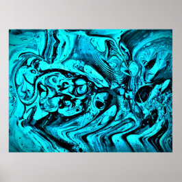 Abstrakte Farbstudie 27, Poster