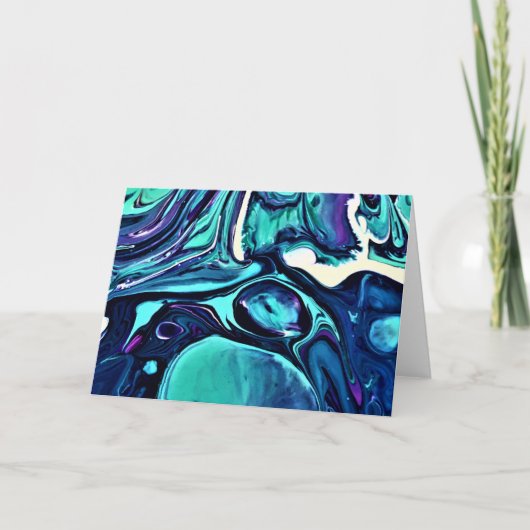 Abstrakte Farbstudie 283, Karte (Vorderseite)