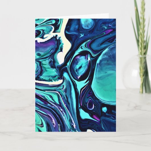 Abstrakte Farbstudie 283, Karte (Vorderseite)