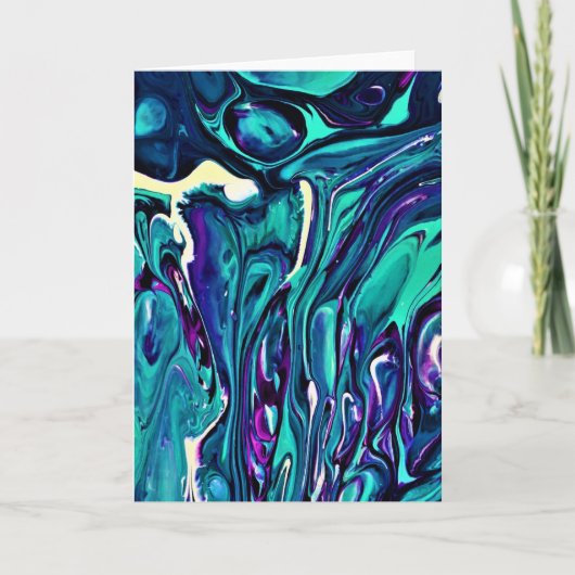 Abstrakte Farbstudie 284, Karte (Vorderseite)