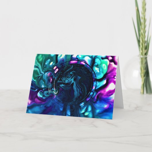 Abstrakte Farbstudie 287, Karte (Vorderseite)