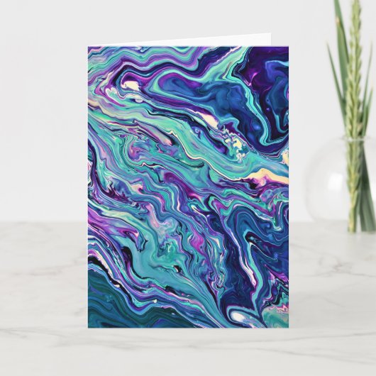 Abstrakte Farbstudie 288, Karte (Vorderseite)