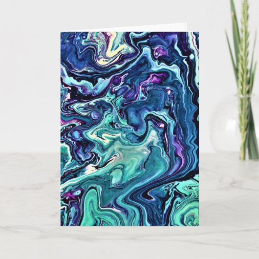 Abstrakte Farbstudie 289, Karte (Vorderseite)